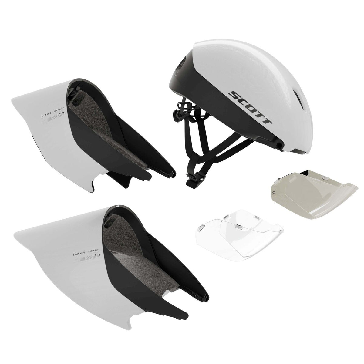 Casco Scott Split MIPS CE Mineral White #3
