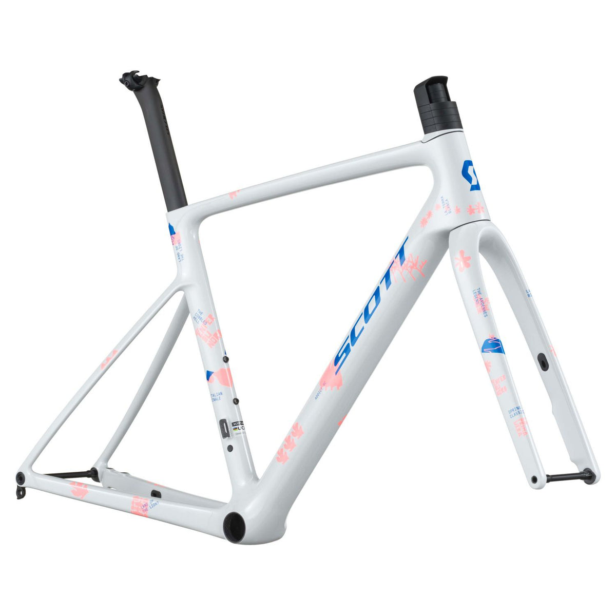 Cuadro Scott Addict RC Team HMX 2026 Beluga Grey #3