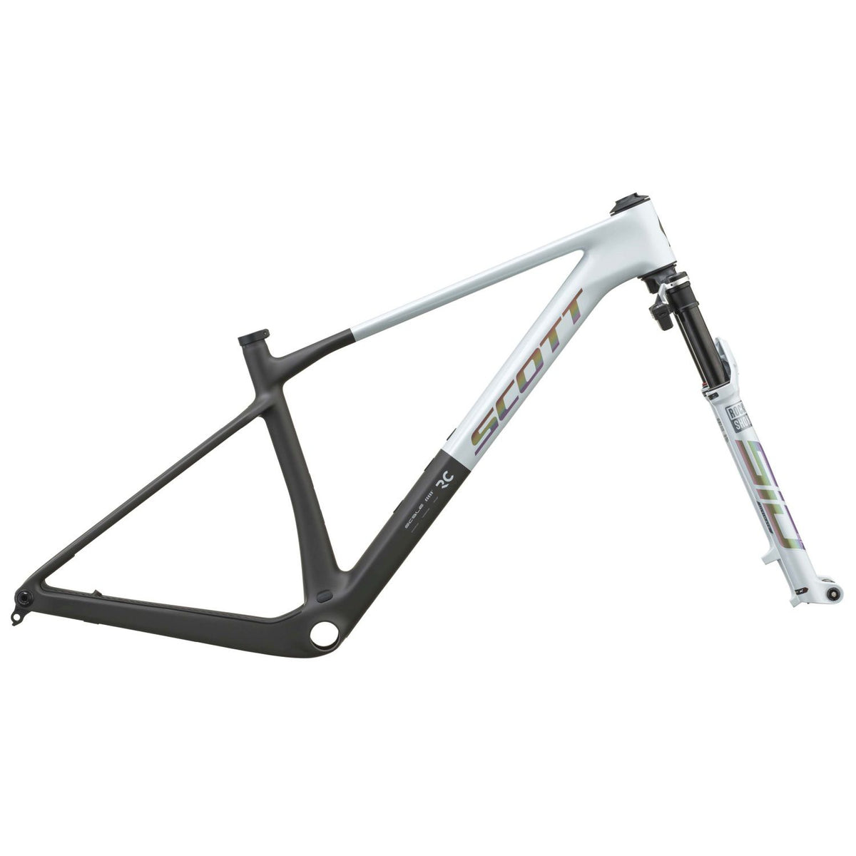 Cuadro Horquilla Scott Scale RC World Cup 2027 Cumulus White/Carbon Black