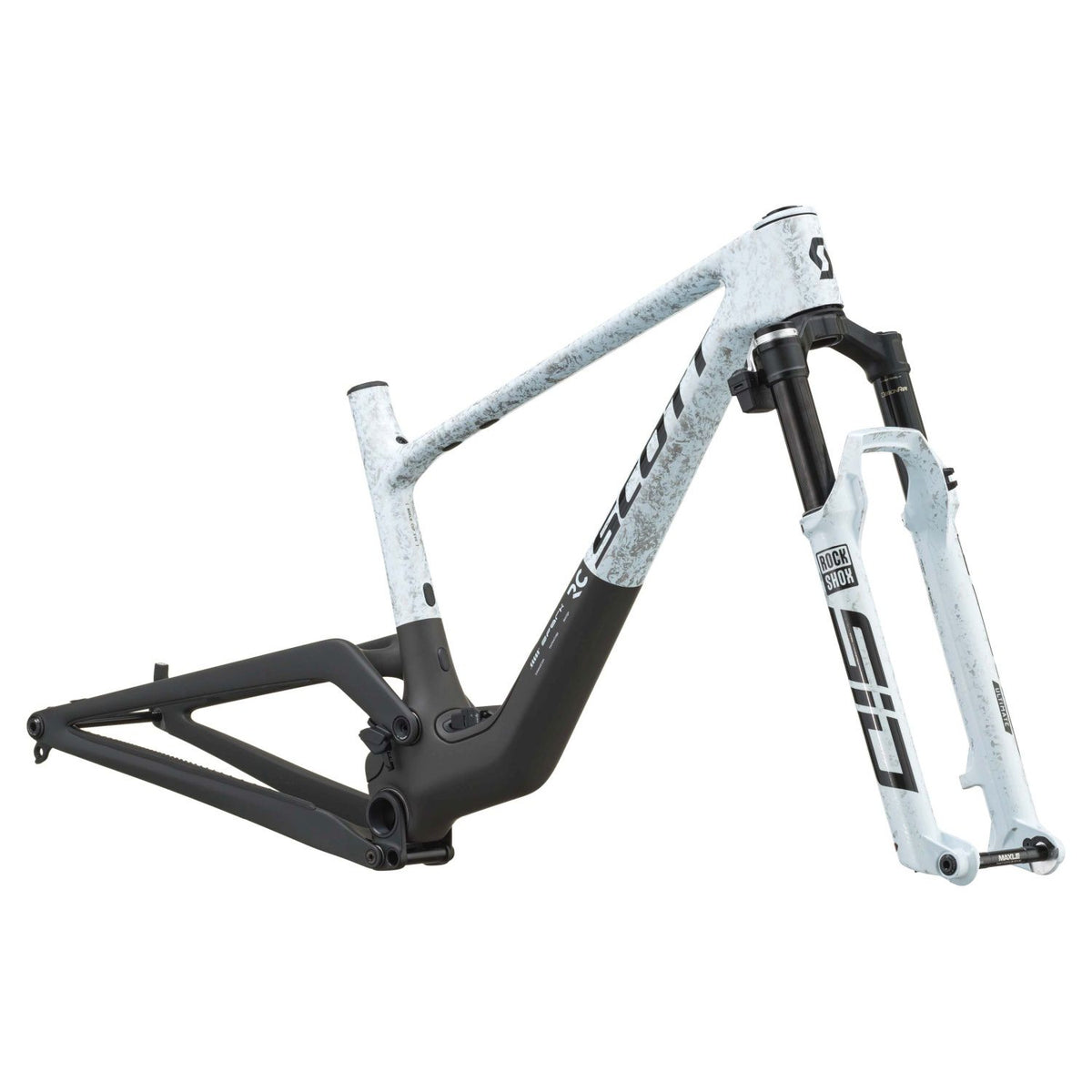 Cuadro Horquilla Scott Spark RC World Cup EVO 2027 Rush White/Carbon Black