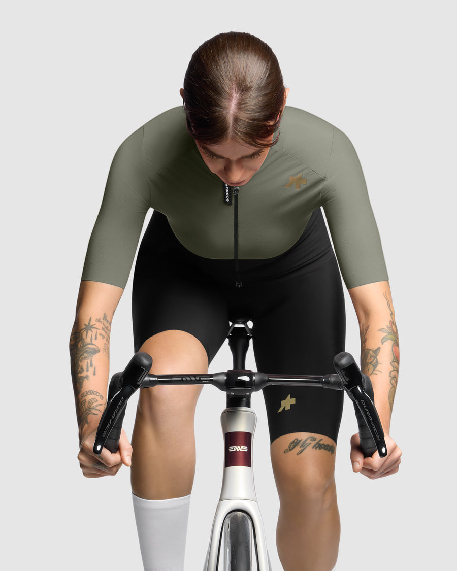 Maillot Manga Corta Assos Uma GTV S11 Mujer Edge Green #5