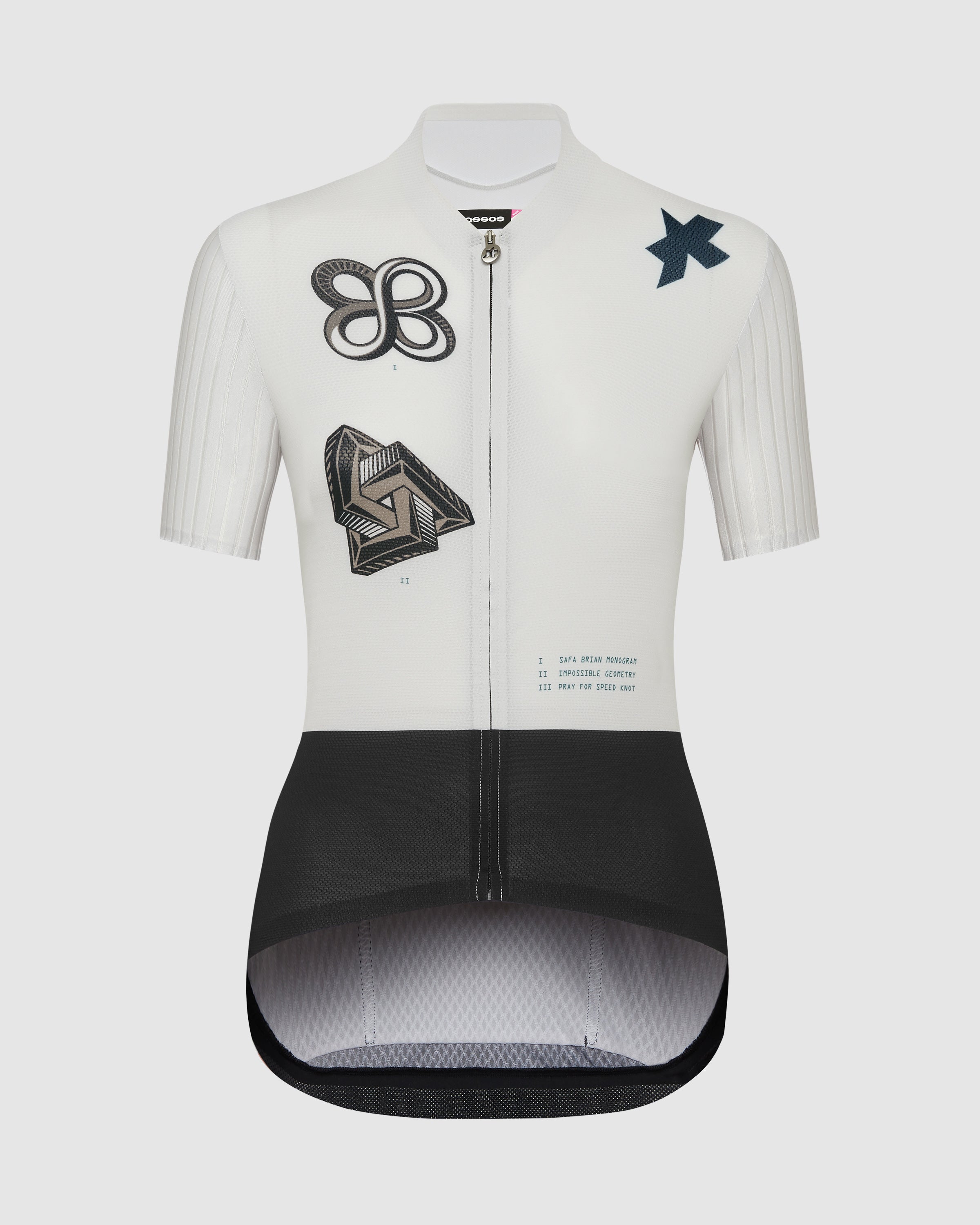 Maillot Manga Corta Assos Dyora RS S11 X Safa Brian Mujer Almond Milk #3