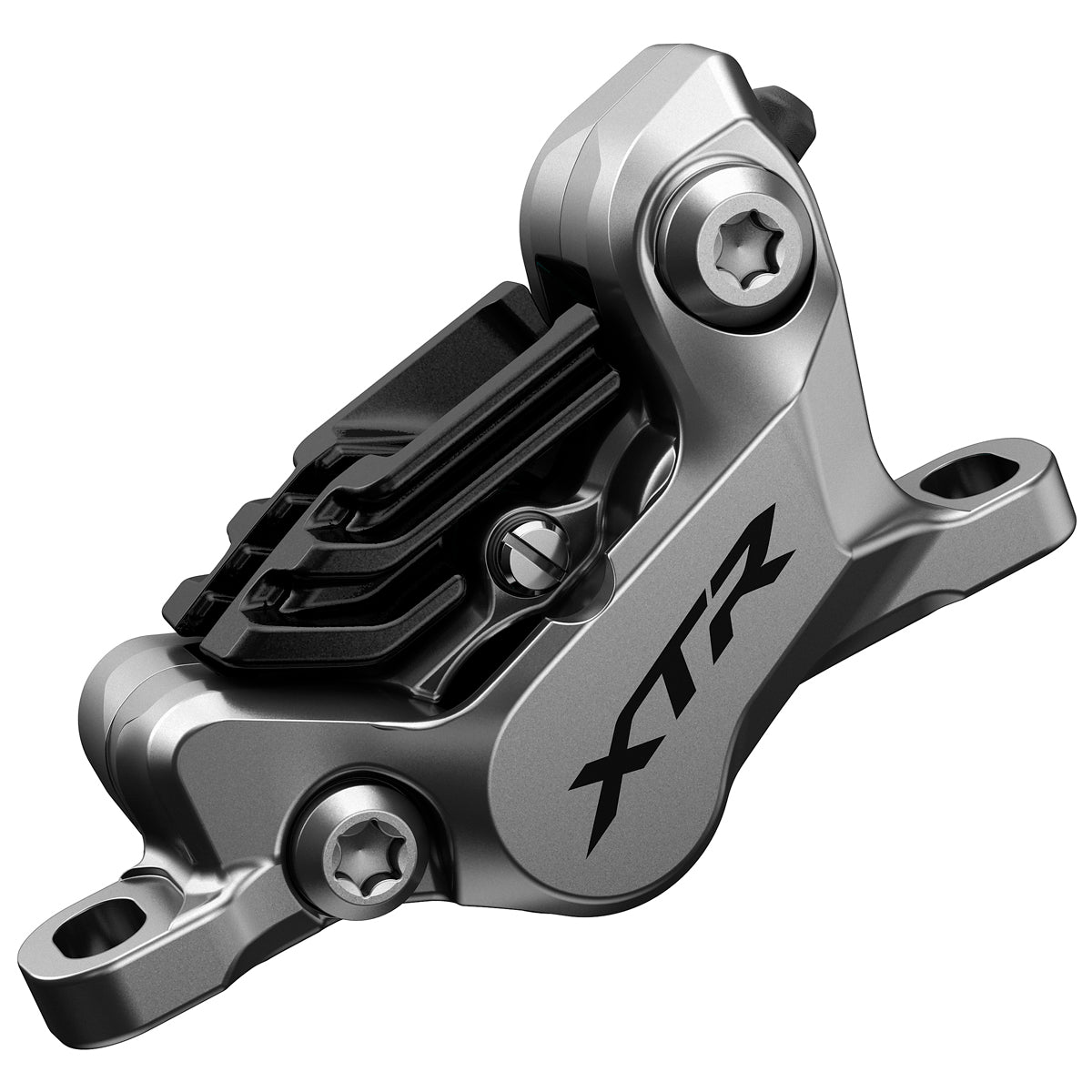 Pinza Freno Disco Hidráulico Shimano XTR BR-M9120 4 Pistones Metal Aleta Post Mount Negro