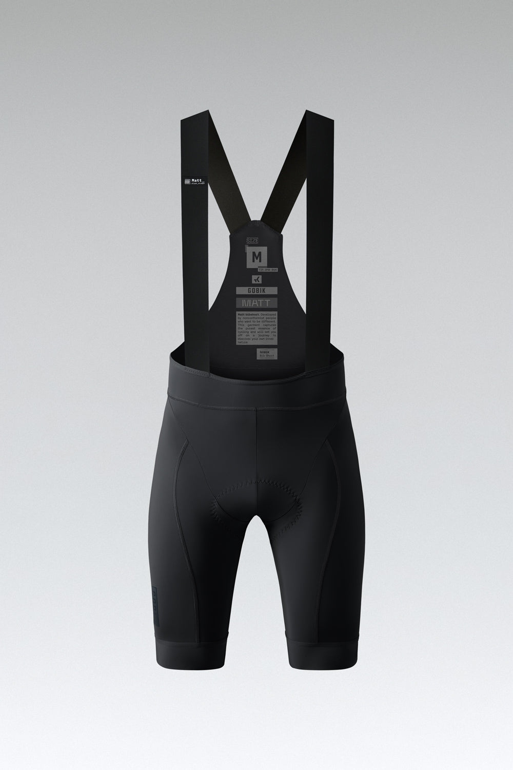 Culotte Corto Tirantes Matt 2.0 K10 Gobik Hombre Black