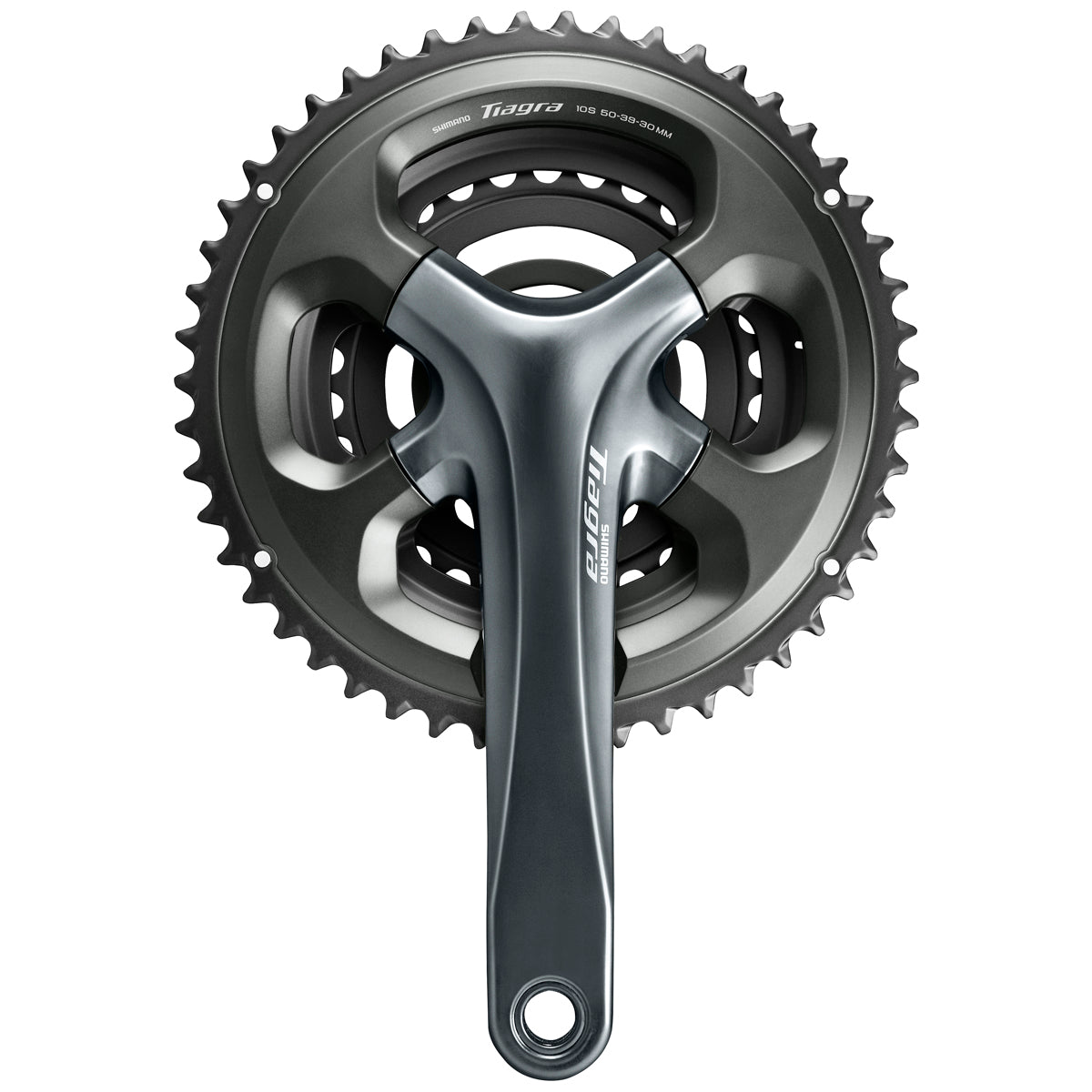 Juego Bielas/Platos Shimano Tiagra FC-4703 50/39/30d 10v Sin Cazoletas Negro
