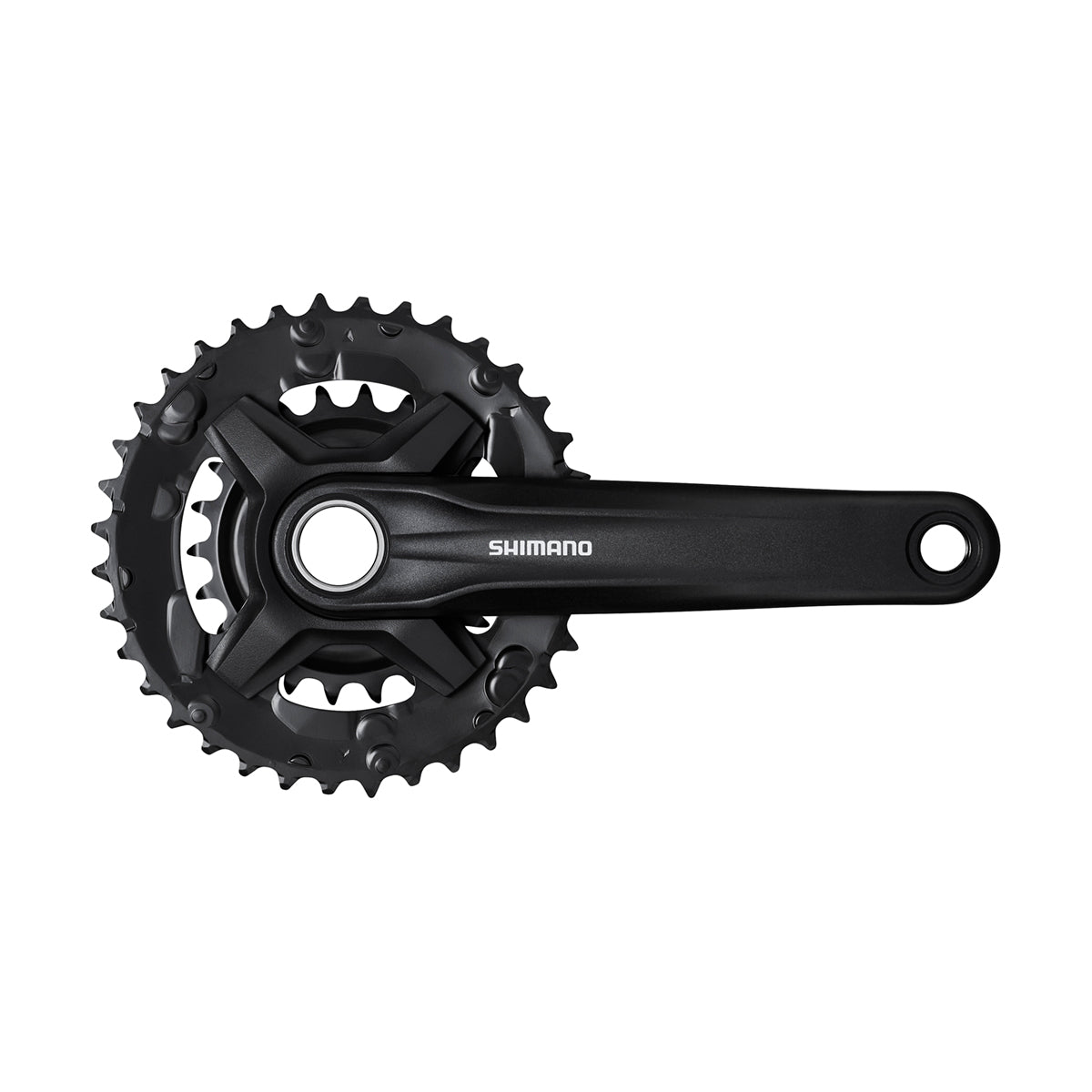 Juego Bielas/Platos Shimano FC-MT210-2 46/30d 9v Sin Cazoletas Negro