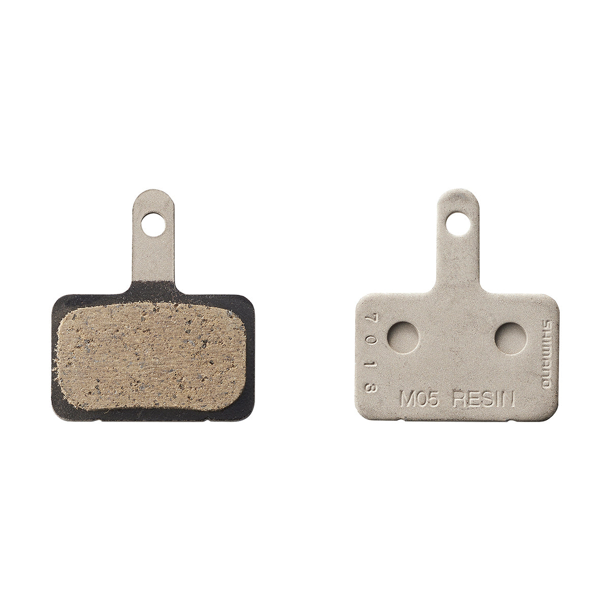 Pastillas Freno Disco Shimano BP-M05-RX Resina Sin Aletas 1 Par Gris
