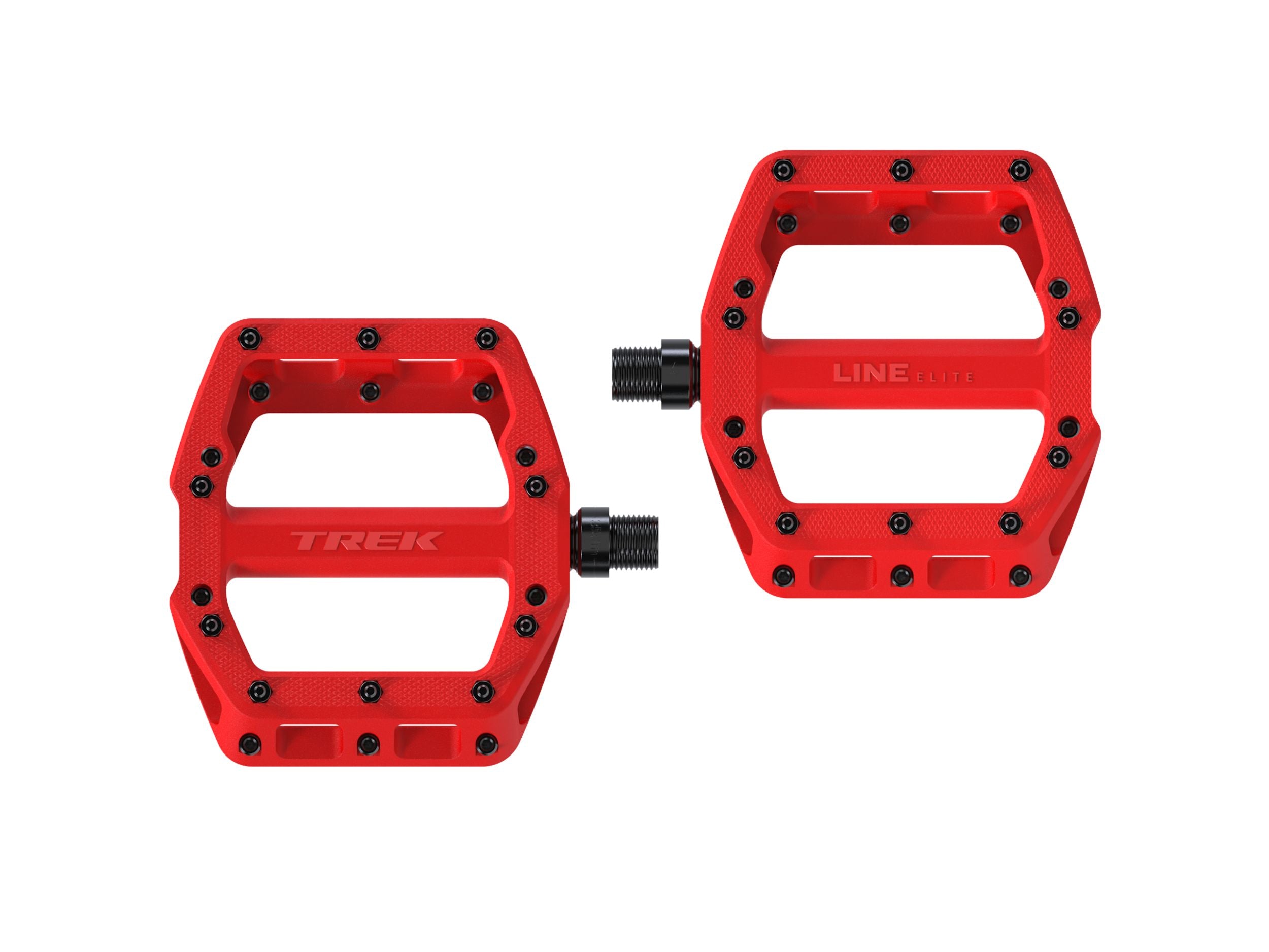 Pedales Plataforma Trek Line Elite Radioactive Red #4