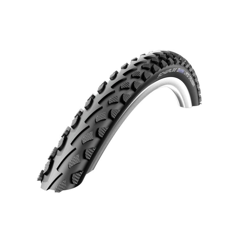 Cubierta Schwalbe Land Cruiser 26x1.75 K-Guard Activeline HS450 Twinskin Reflectante Negro