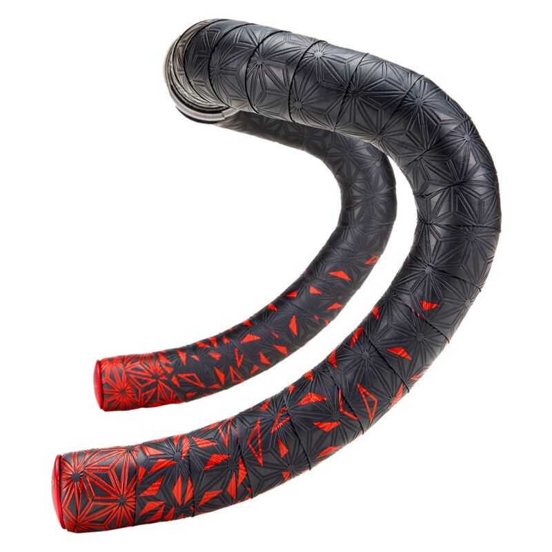 Cinta Manillar Supacaz Super Sticky Kush Star Fade Estrellas Negro/Rojo