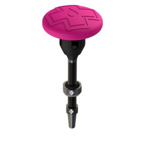 Kit Valvula Tubeless/Soporte Muc-Off Secure Tag Localizador Apple Airtag Rosa
