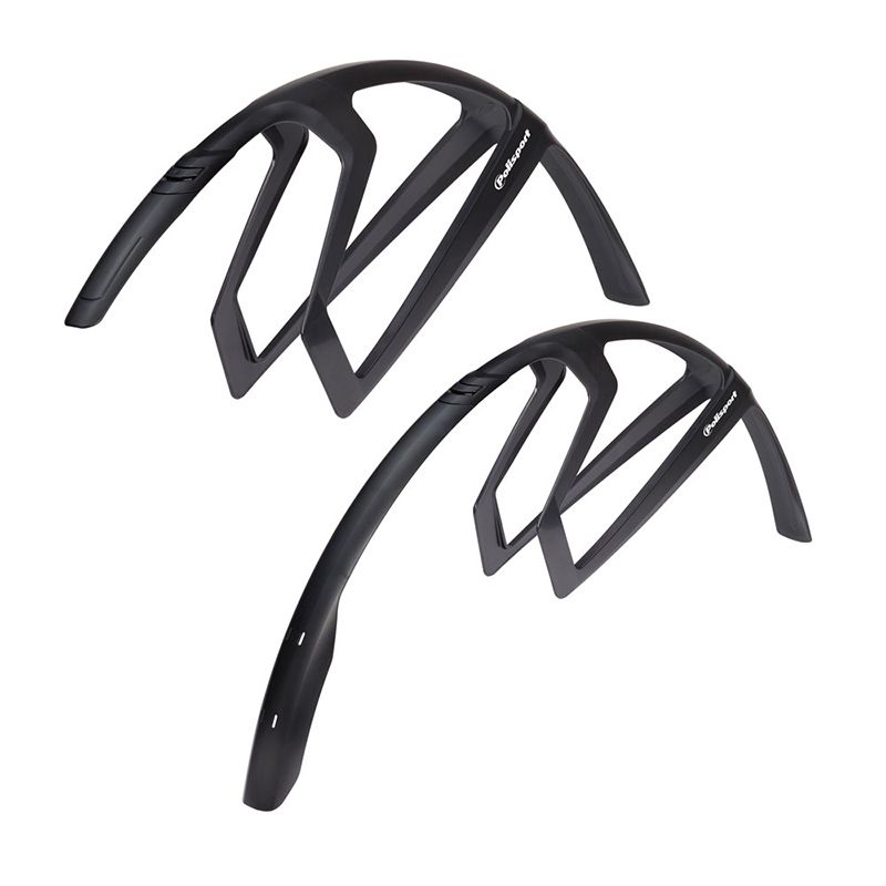 Juego Guardabarros Polisport R/Mud Carretera 28/700C 32mm Negro