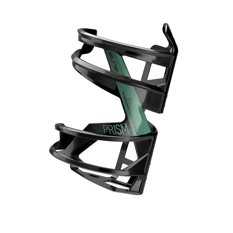 Portabidon Elite Prism Izquierda Soft Touch Negro/Verde