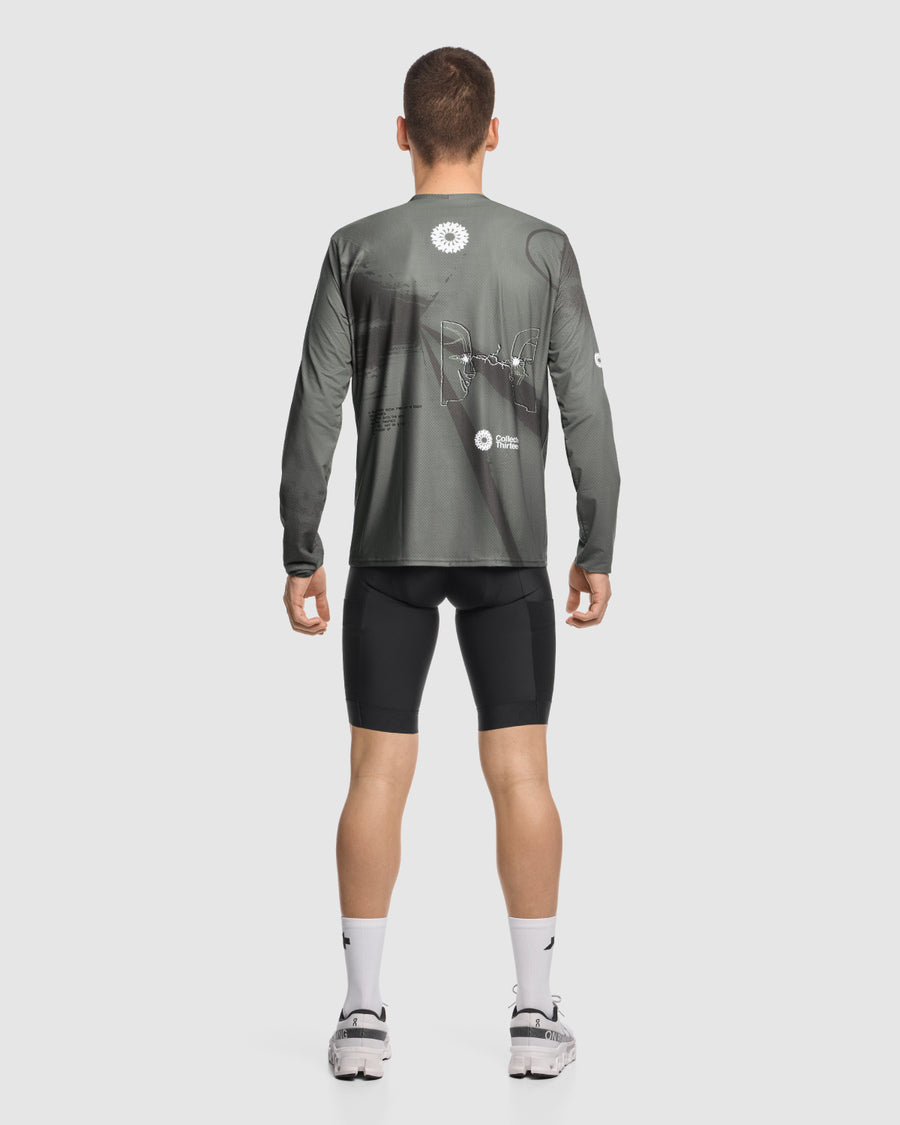 Maillot Manga Larga Assos Tactica Collective 13 LS S11 Hombre Collective Impossible Green #4