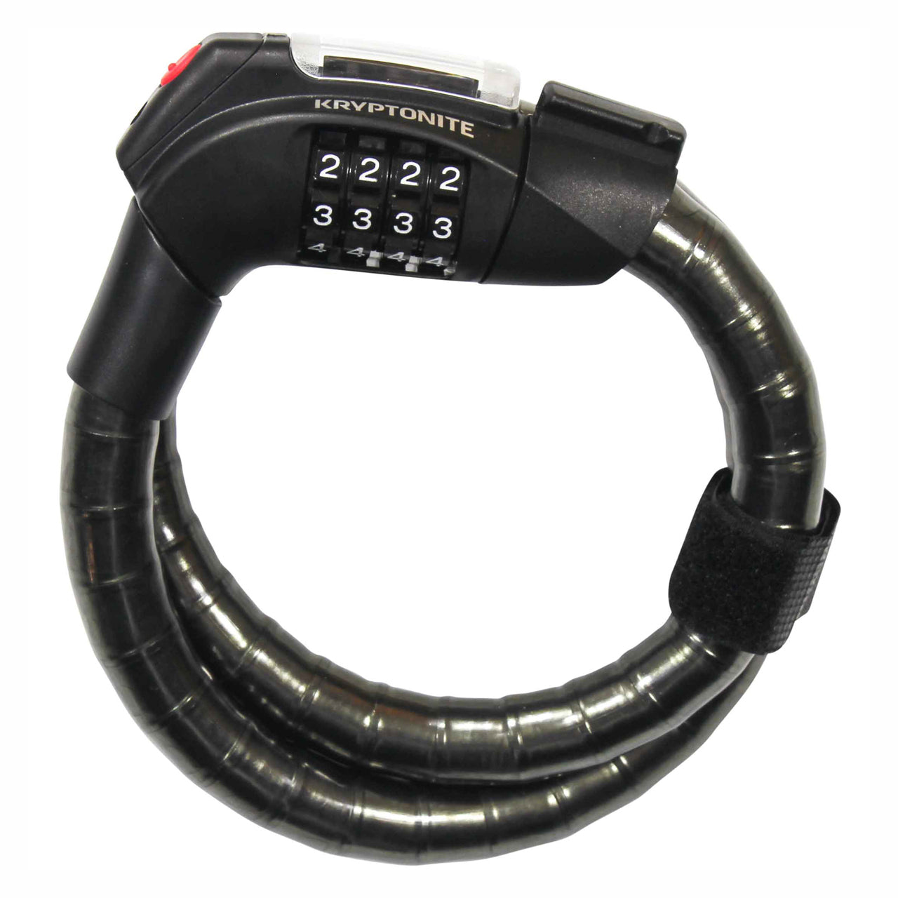 Kryptonite Cable Antirrobo Kryptoflex 2080 80cm Combo Blindado Negro