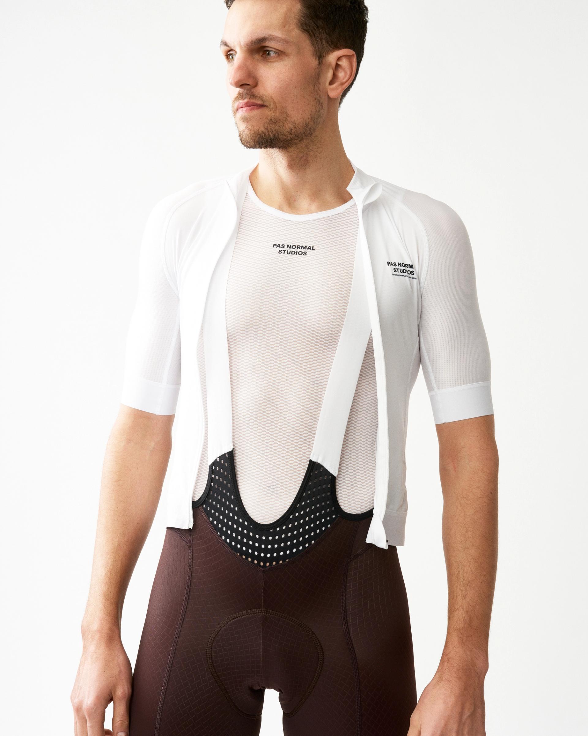 Maillot Manga Corta Pas Normal Studios Mechanism Hombre Blanco #3