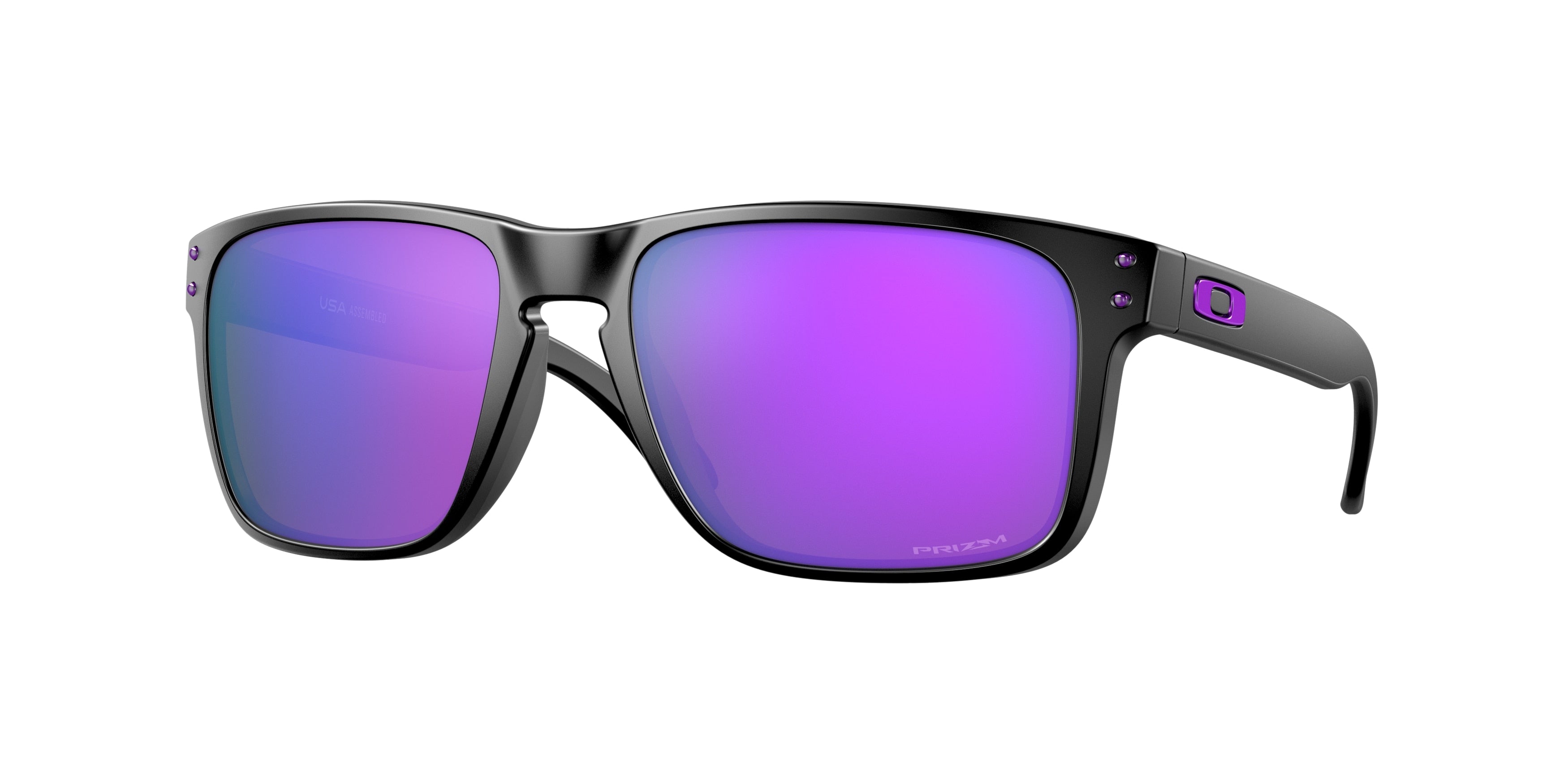Gafas Sol Oakley Holbrook XL Negro Mate Lente Prizm Violet