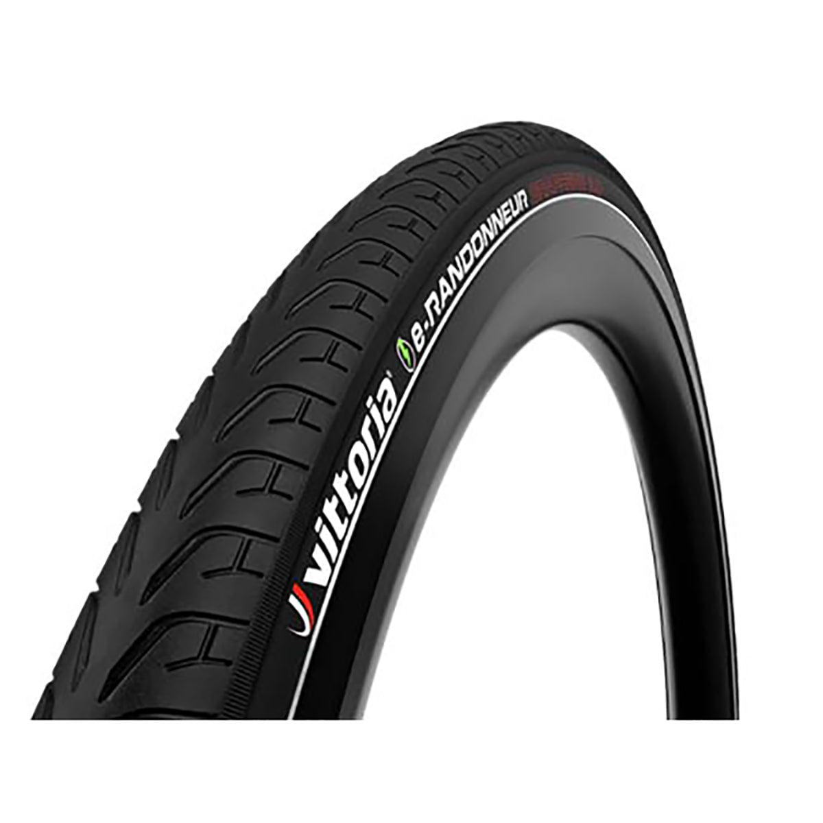 Cubierta Vittoria Ciudad E-Randonneur Rígida Reflectante G2 Negro