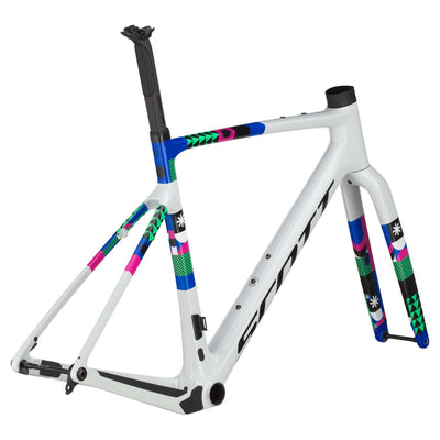 Cuadro Scott Addict Gravel RC HMX 2025 Beluga Grey #2