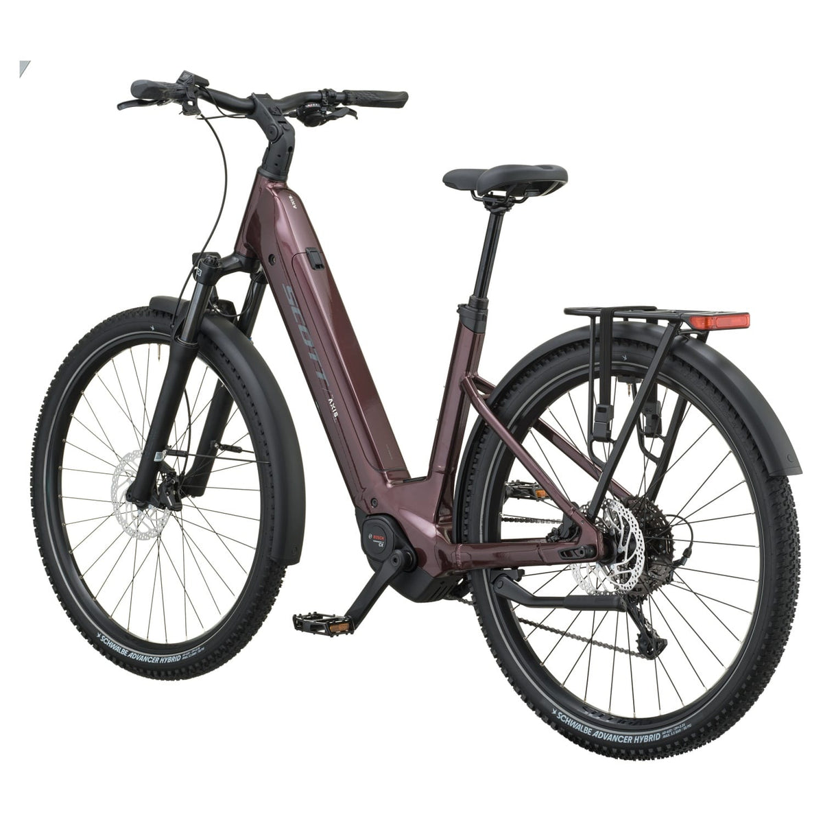 Scott Axis 10 Wave 2027 Aubergine Red #3