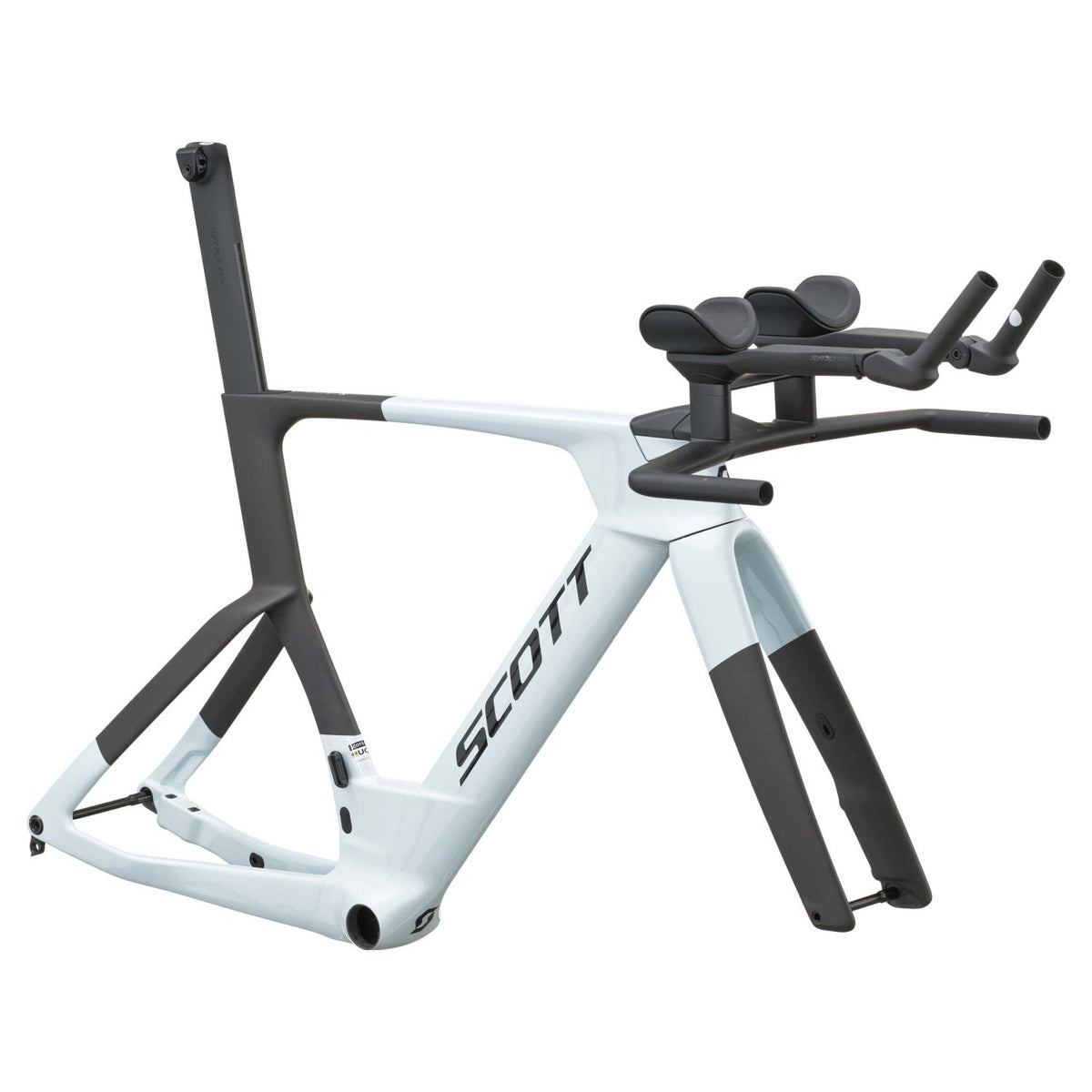 Cuadro Scott Plasma RC TT 2027 Cumulus White/Carbon Black
