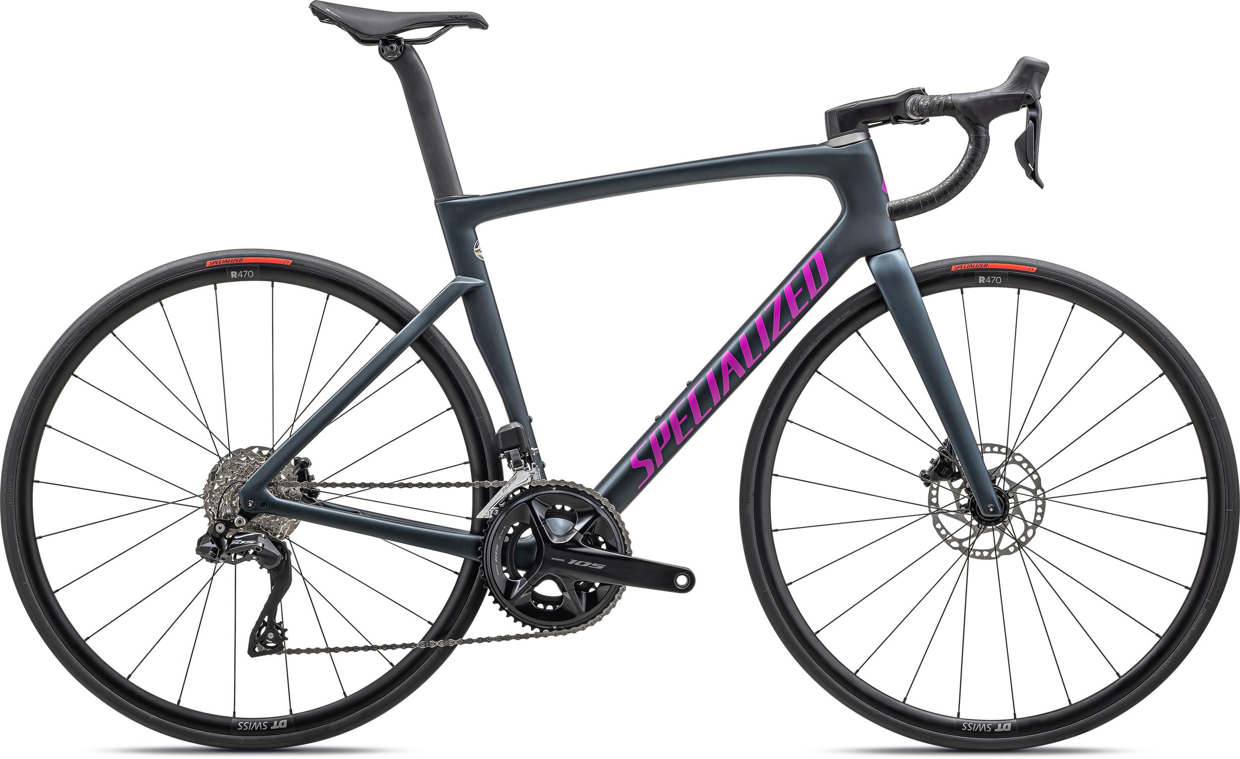 Bicicletas Carretera Tarmac SL7 Comp Shimano 105 Di2 Specialized 2023 Satin Metallic Deep Lake/Purple Orchid #2