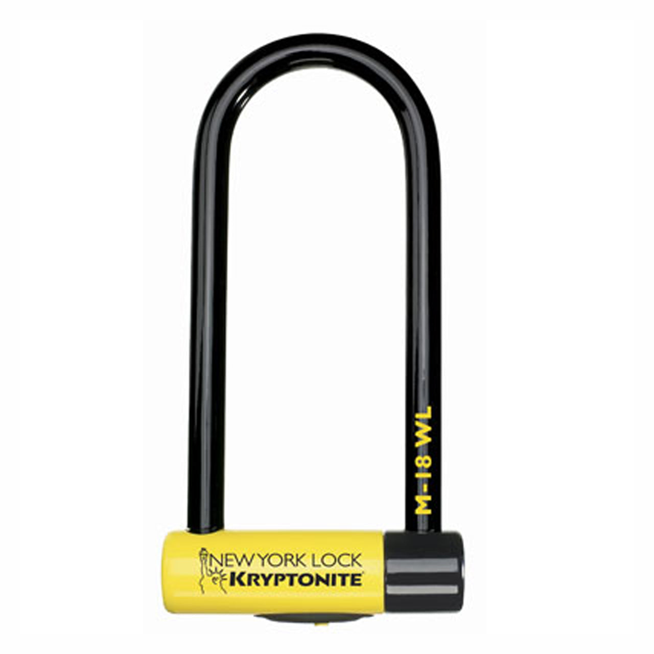 Kryptonite U-Lock New York M18-Wl 10.3x26.1cm Negro/Amarillo