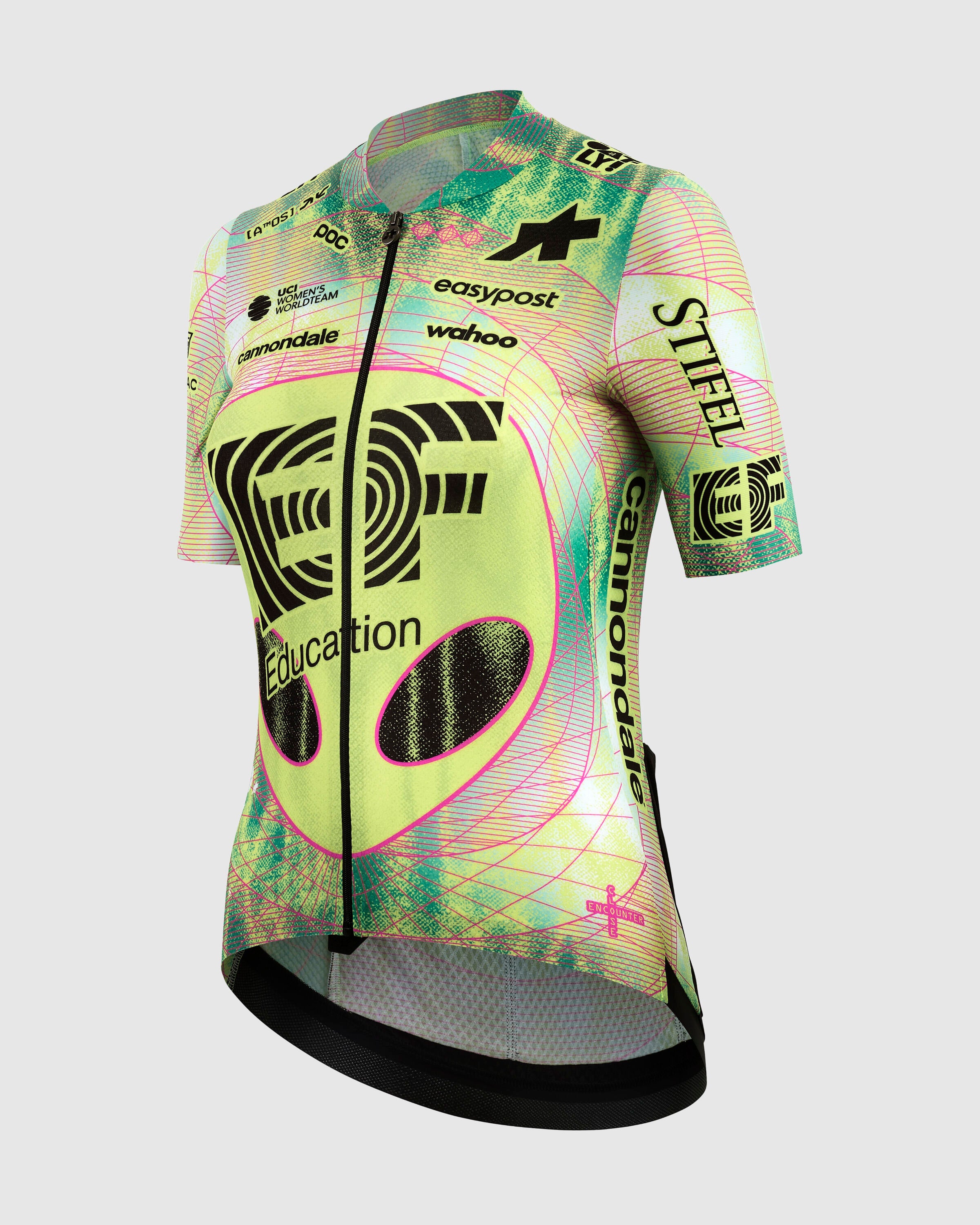 Maillot Manga Corta Assos Uma GT S11 Evo EF Close Encounter Mujer Alien Green #4
