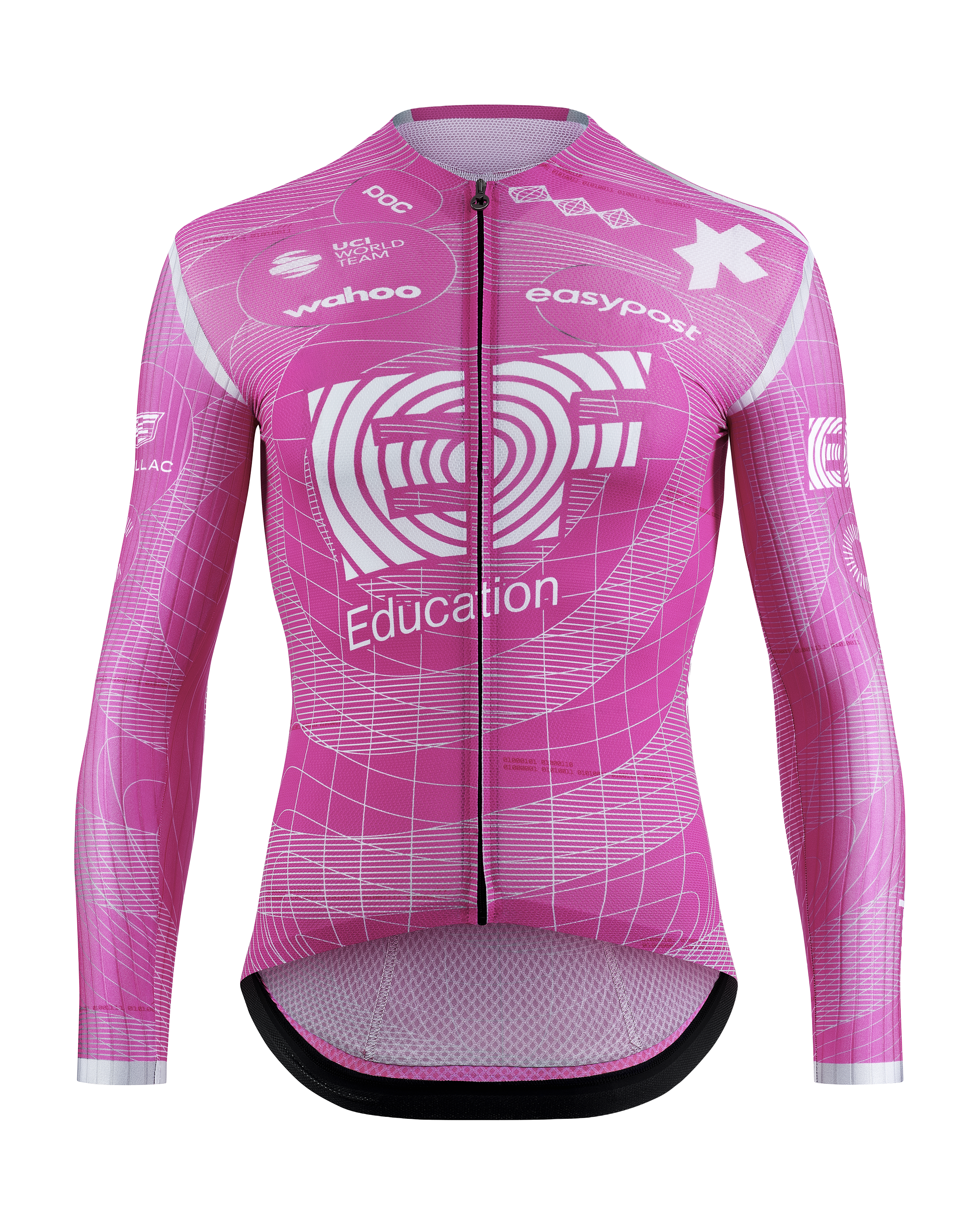Maillot Manga Larga Assos Equipe RS LS S11 EF Hombre Pink EF