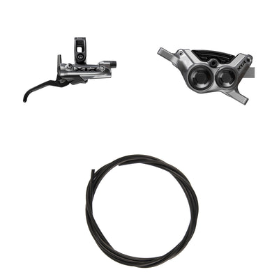 Kit Freno Disco Hidráulico Shimano XTR BR-M9220/BL-M9220 Trasero/Derecho Resina Aletas Sin Adaptador Latiguillo 1700mm Negro #2