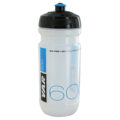 Bidón VAR 600ml Transparente Negro/Azul