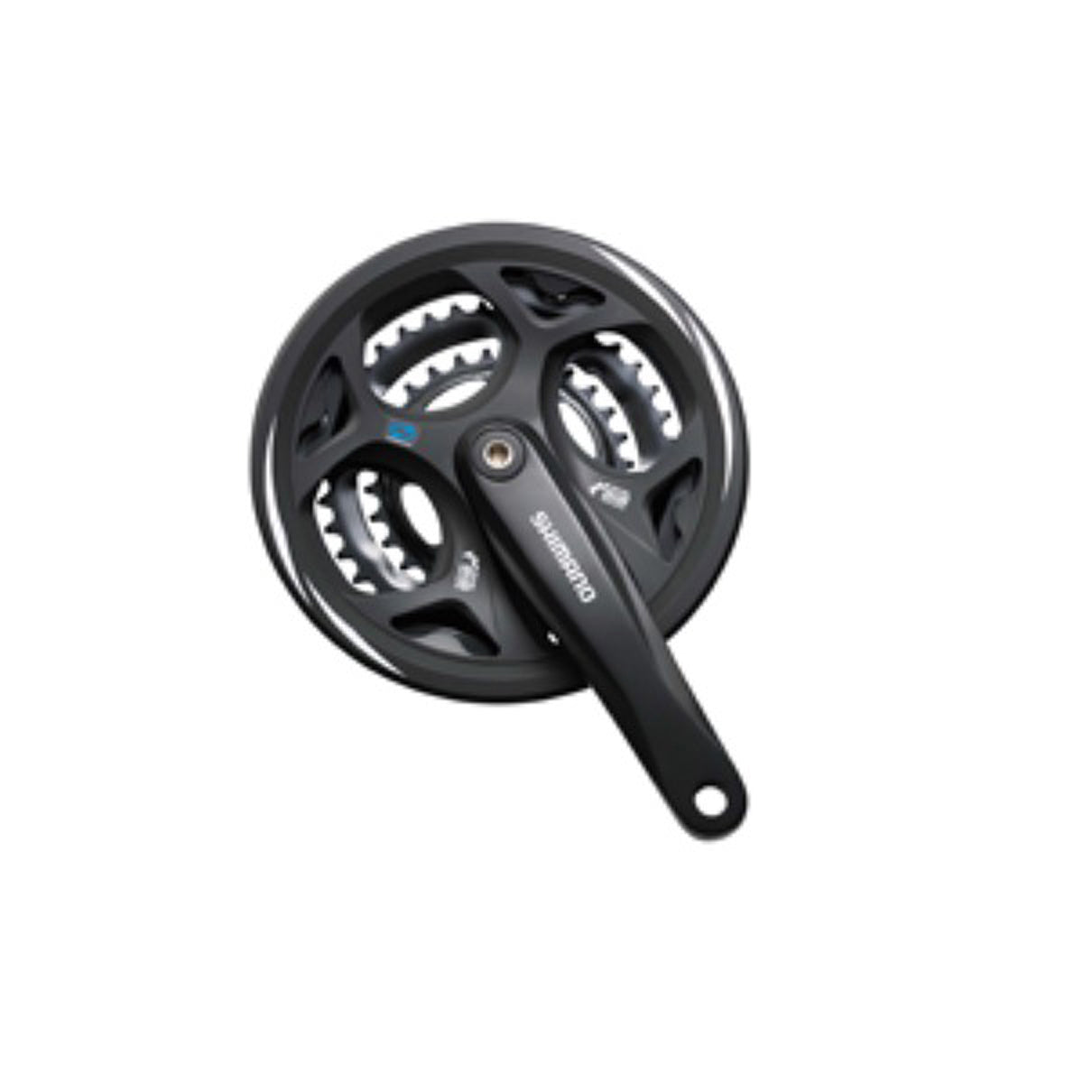 Juego Bielas/Platos Shimano Altus FC-M311 Square 48/38/28d Pedalier Guia Cadena Negro