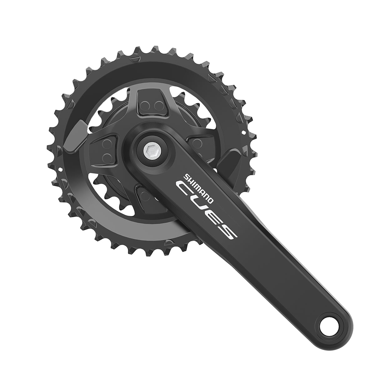 Juego Bielas/Platos Shimano Cues FC-U4000-2B Square 36/22d 9/10/11v Pedalier Negro