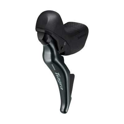 Kit Freno Disco Hidráulico Shimano Tiagra BR-4770/ST-4725 Delantero/Izquierdo Resina Aletas Adaptador 160mm Latiguillo 1000mm Negro