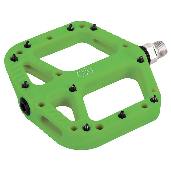 Pedales Plataforma Nailon Oxford Loam 20 Verde