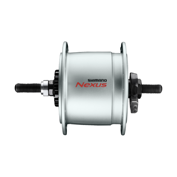 Buje Dinamo Shimano DH-C6000 6V/2.4W Freno Rodillo Tuerca 100/36 Plata