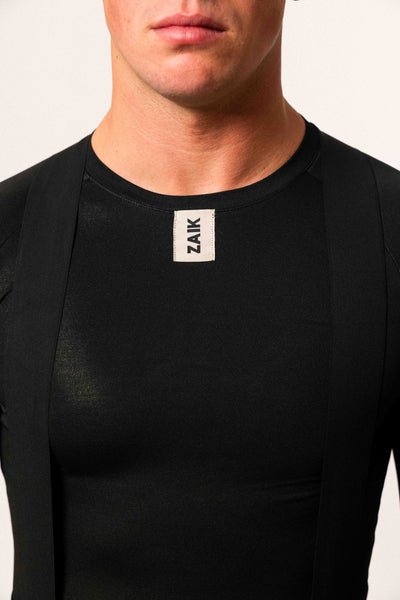 Zaik Camiseta Interior Protect Unisex Negro Hisoft #6