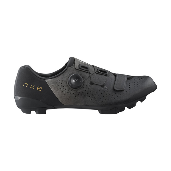 Shimano Zapatillas Gravel SH-RX801 Unisex Ancha Negro
