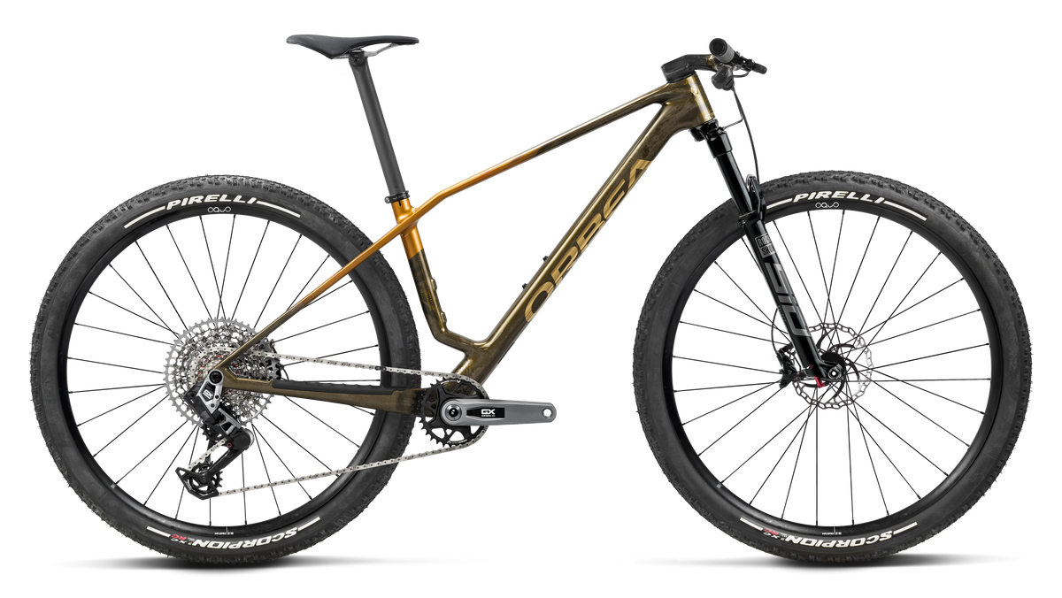 Orbea Alma M-PRO 2027 Caramel Carbon View/Leo Orange Gloss
