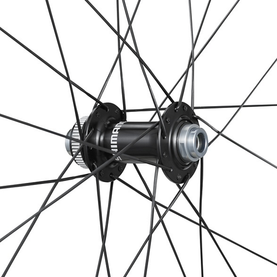 Rueda Delantera Shimano WH-RX880-TL-F12-700C Freno Disco Center Lock Negro #2