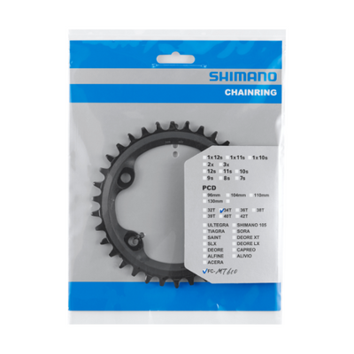 Plato Shimano FC-MT610/FC-MT510-1 Negro #2