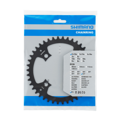 Plato Shimano SM-CRE70-12 FC-E8000/FC-E8050/FC-M8050 Guia Cadena Doble Gris #2