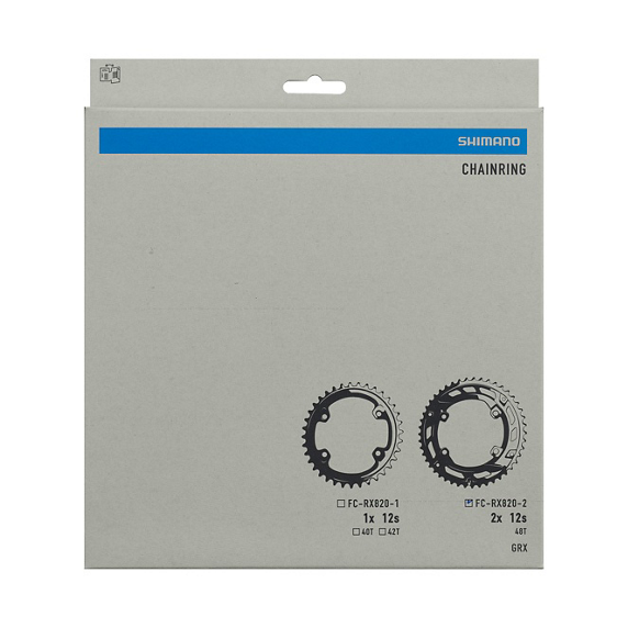 Plato Shimano GRX FC-RX820-2 Negro #2