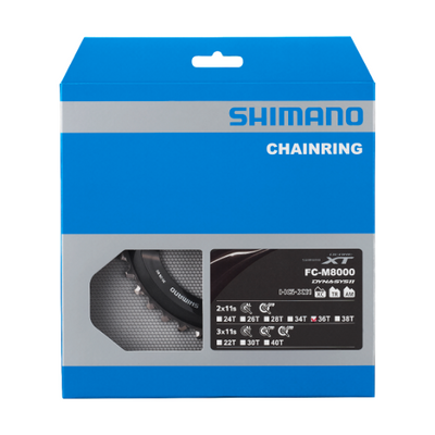 Plato Shimano Deore XT FC-M8000-2/FC-M8000-B2 Negro #2