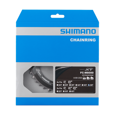 Shimano Deore XT Plato 38d FC-M8000-2/FC-M8000-B2 Negro #2