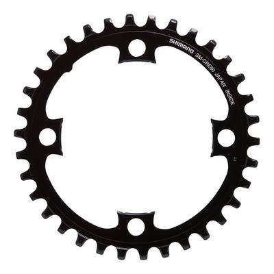 Plato Shimano SM-CRE80 FC-E8000/FC-E8050/FC-M8050 Sin Guia Cadena Negro