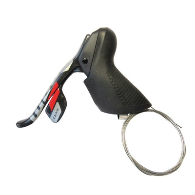 Maneta Sram Red Ergodynamic Delantera 2x10v Logos Rojos Negro