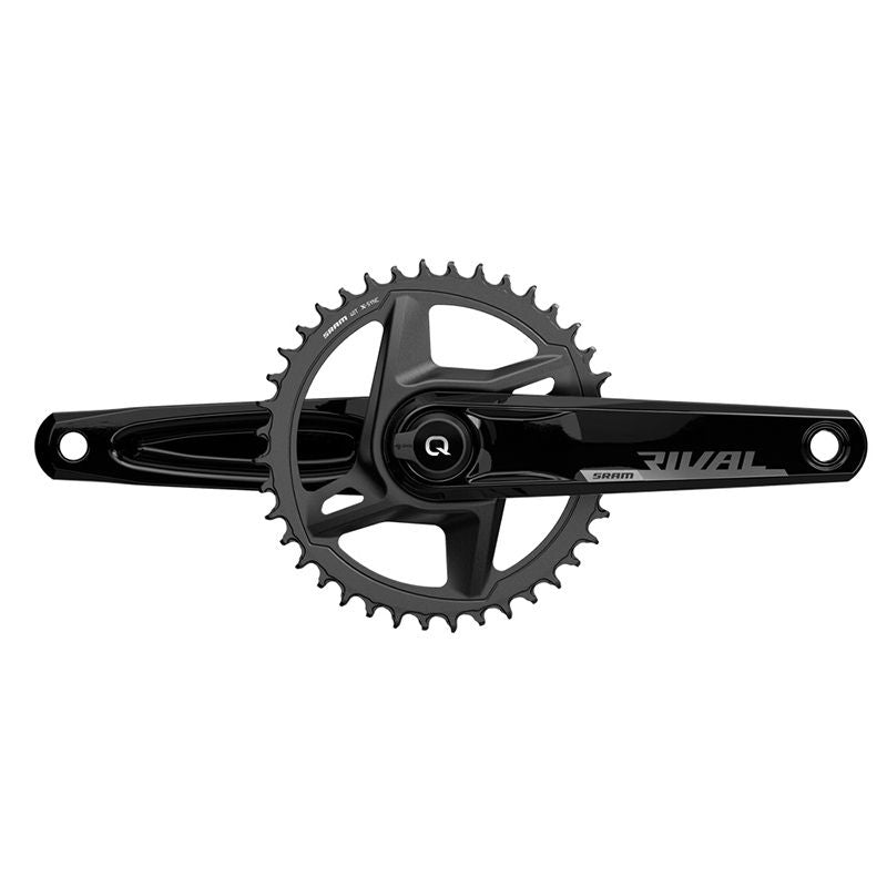 Juego Bielas Potenciómetro Sram Rival Wide D1 Quarq Dub Direct Mount 40d Aluminio Sin Cazoletas 172.5mm Negro