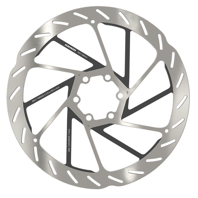 Disco De Freno Sram HS2 6 Agujeros 180mm Gris