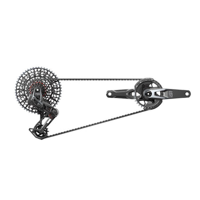 Grupo Electrónico Sram X0 T-Type Eagle V2 Transmission AXS Wide DUB POD DM 170mm 32d Negro
